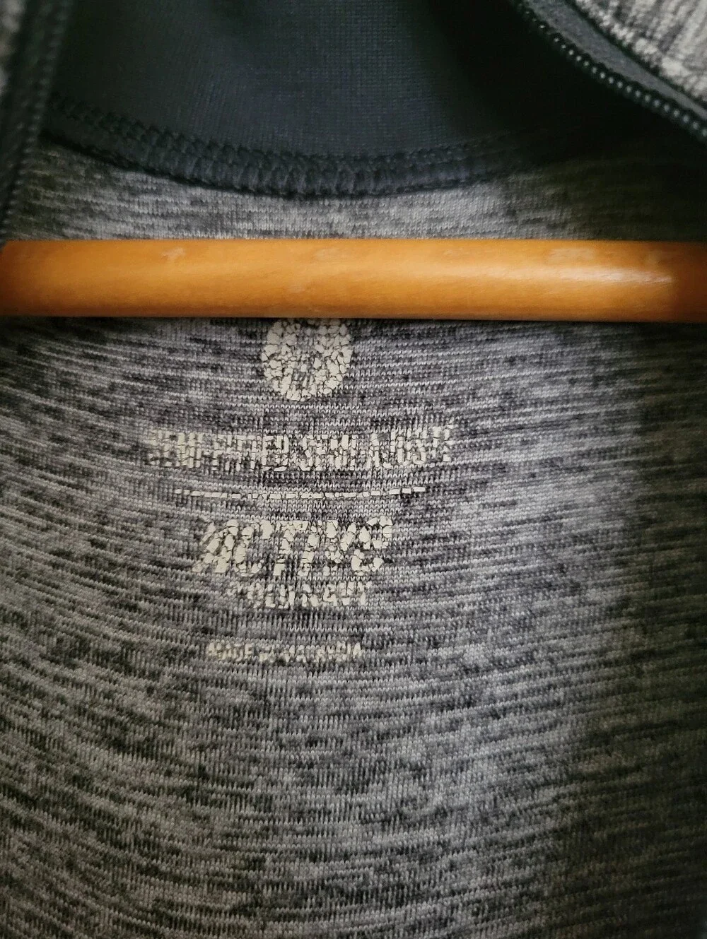Womens Gray Quarter-Zip Performance Sweater Old Navy Active Size M